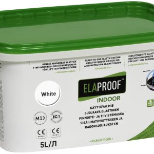 Pinnoitemassa Elaproof Indoor 5 L White