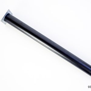 Pöydänjalkasarja, 710/60mm matta musta 4kpl/pkt