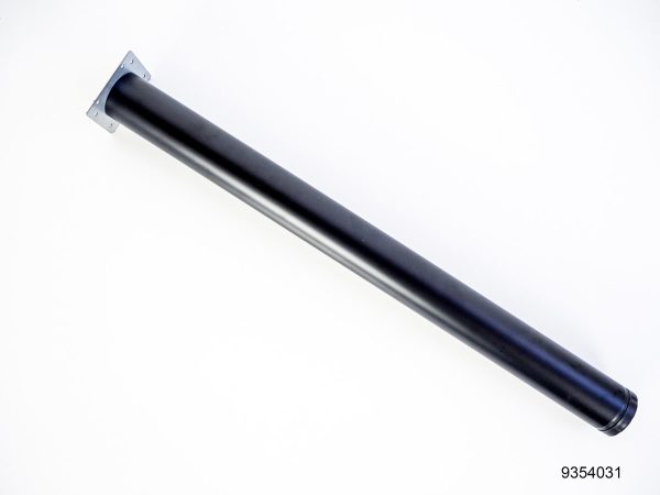 Pöydänjalkasarja, 710/60mm matta musta 4kpl/pkt