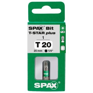 Ruuvauskärki SPAX-BIT TX20 25mm 1kpl/ltk