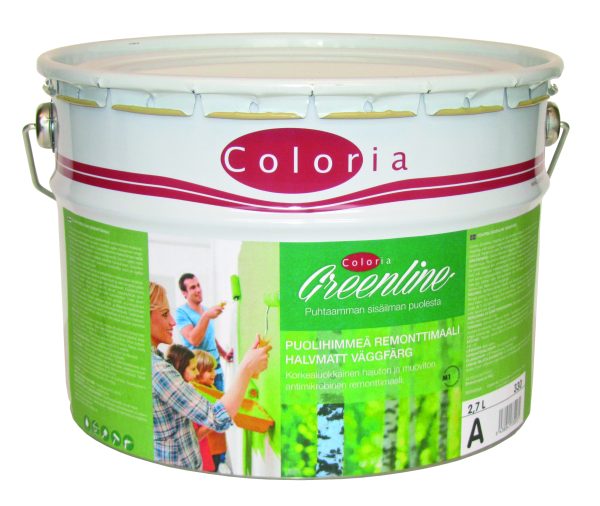Coloria Greenline Puolihimmeä Remonttimaali C-pohja 9 L