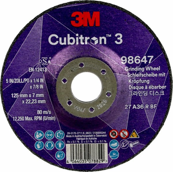 3M Hiomalaikka Cubitron 3 125x7,0x22,23
