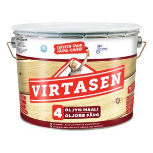 Virtasen 4 öljynmaali wanha punainen 2,7l