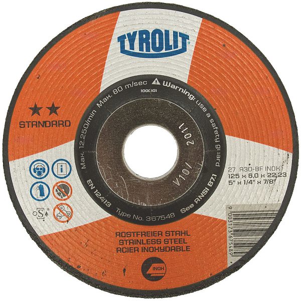 Tyrolit Hiomalaikka 125x6,0x22,23 Standard (poistuva)