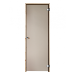 Saunan ovi 8x19 pronssi/ mäntykarmi