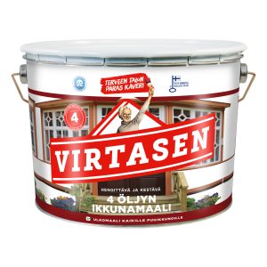 Virtasen 4 öljyn Ikkunamaali A+A valkoinen 2,7l